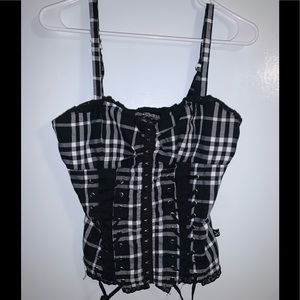 Corset style top